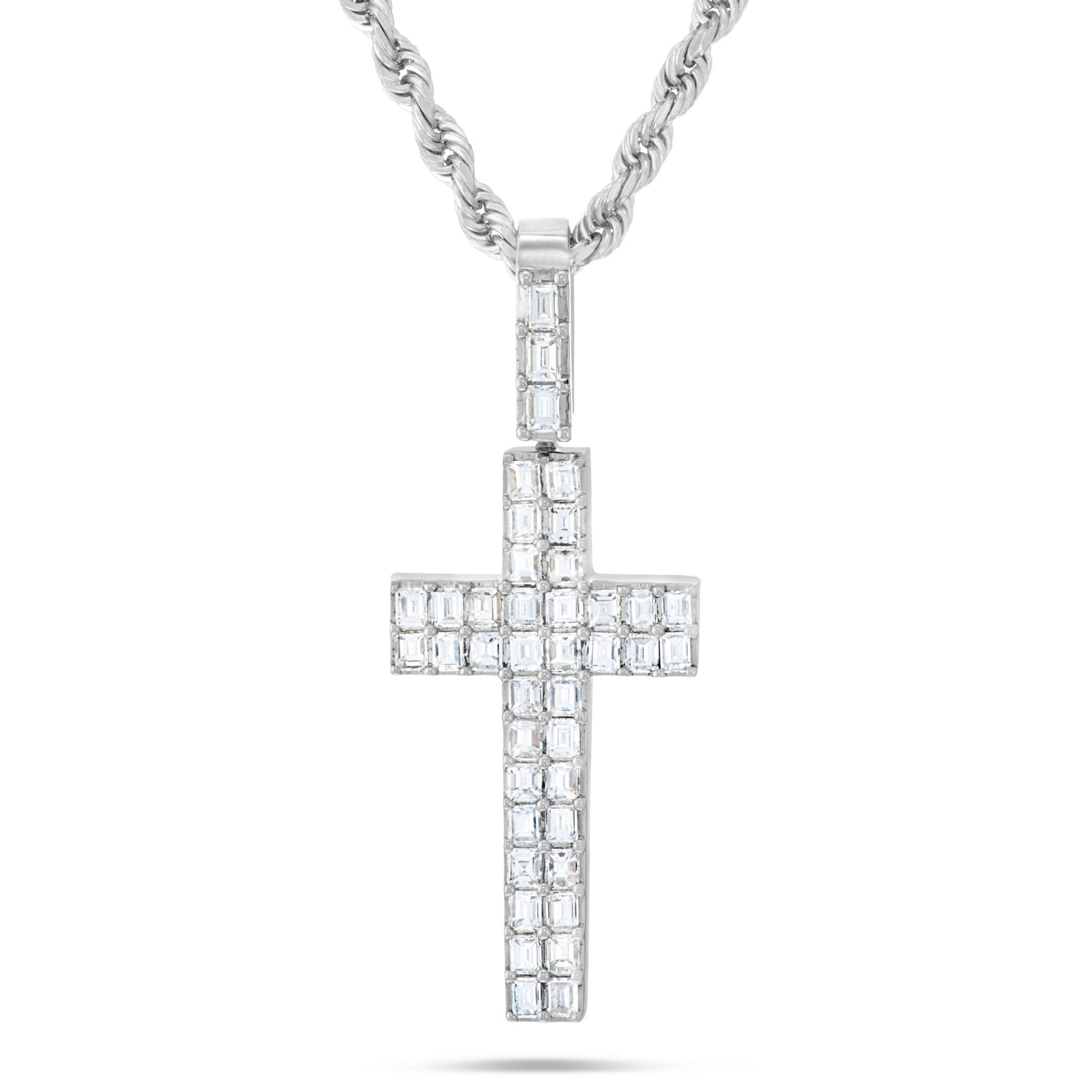 INCARNATION CROSS&SHARRIES CROWNチェーン 14K Gold 2.70ct Emerald Diamond Cross Pendant – SHYNE JEWELERS