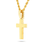 Emerald Diamond Cross Pendant - Shyne Jewelers Yellow Gold Shyne Jewelers