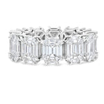 Emerald Diamond Eternity Illusion Band - Shyne Jewelers 130-00140 Shyne Jewelers