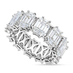Emerald Diamond Eternity Illusion Band - Shyne Jewelers 130-00140 Shyne Jewelers