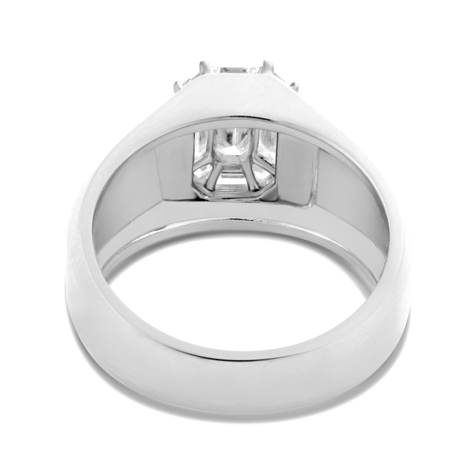 Emerald Diamond Ring - Shyne Jewelers 135-00189 White Gold Shyne Jewelers