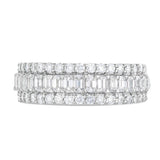 Emerald Half Eternity Ring - Shyne Jewelers KR104082GW1 4 Shyne Jewelers