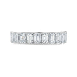 Emerald Half Eternity Ring - Shyne Jewelers 4 Shyne Jewelers