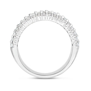 Emerald Half Eternity Ring - Shyne Jewelers KR104082GW1 4 Shyne Jewelers