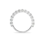 Emerald Half Eternity Ring - Shyne Jewelers 4 Shyne Jewelers
