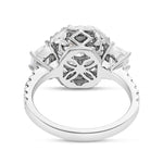 Emerald Three Stone Diamond Ring - Shyne Jewelers 100-00347 Shyne Jewelers