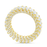 Emerald VVS Diamond Eternity Band - Shyne Jewelers Yellow Gold 4 Shyne Jewelers