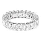 Emerald VVS Diamond Eternity Band - Shyne Jewelers White Gold 4 Shyne Jewelers