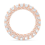 Emerald VVS Diamond Eternity Band - Shyne Jewelers Rose Gold 4 Shyne Jewelers