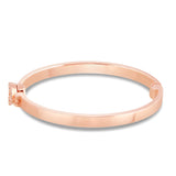 Engravable Baby Bangle with Diamonds - Shyne Jewelers 170-BID Rose Gold Shyne Jewelers