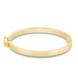 Engravable Baby Bangle with Diamonds - Shyne Jewelers 170-BID Yellow Gold Shyne Jewelers