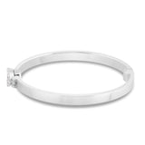 Engravable Baby Bangle with Diamonds - Shyne Jewelers 170-BID White Gold Shyne Jewelers