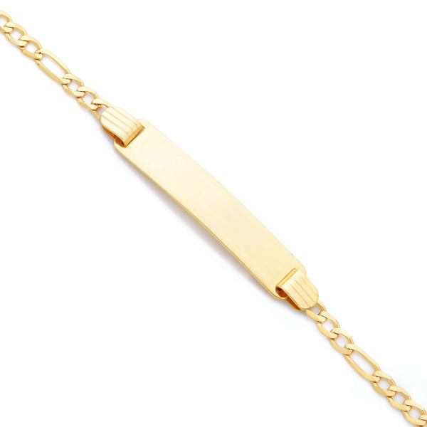 Engravable Chain Bracelet - Shyne Jewelers Yellow Gold Shyne Jewelers