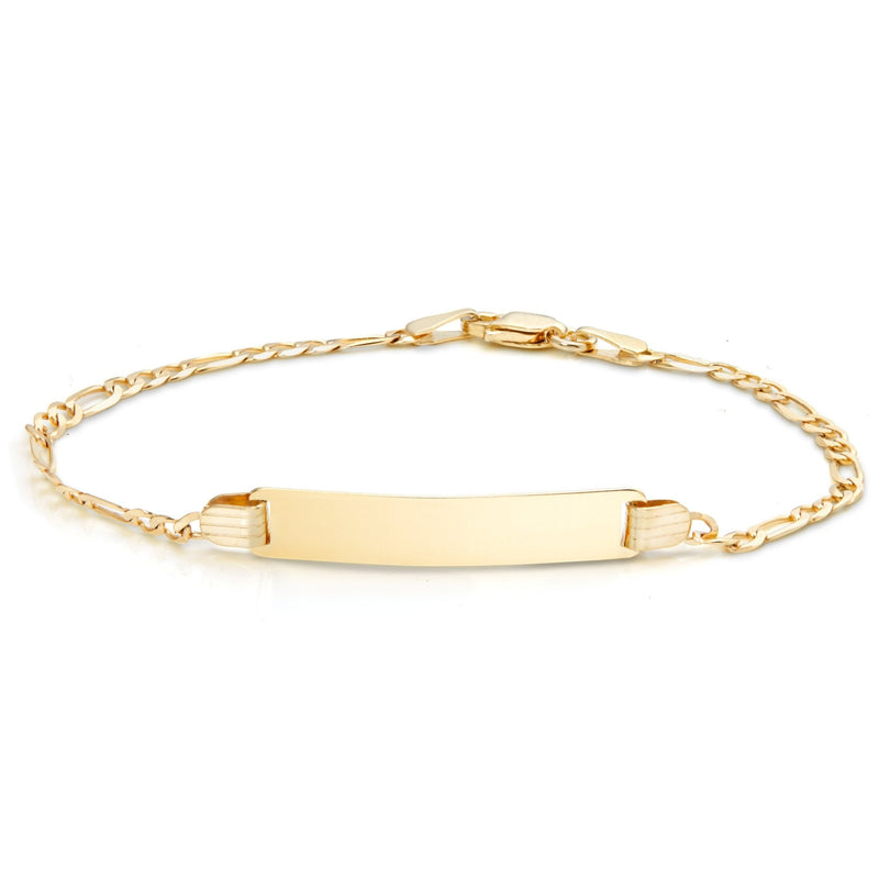 Engravable Chain Bracelet - Shyne Jewelers Yellow Gold Shyne Jewelers