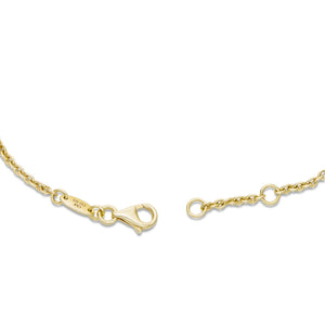Floating Diamond Pendant Bracelet - Shyne Jewelers Yellow Gold Shyne Jewelers