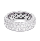 Four Row Diamond Eternity Ring - Shyne Jewelers 135-00068 White Gold Shyne Jewelers