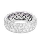 Four Row Diamond Eternity Ring - Shyne Jewelers 135-00068 White Gold Shyne Jewelers