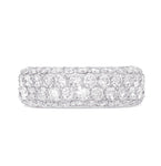 Four Row Diamond Eternity Ring - Shyne Jewelers 135-00068 White Gold Shyne Jewelers