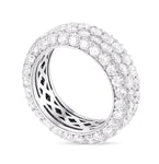Four Row Diamond Eternity Ring - Shyne Jewelers 135-00068 White Gold Shyne Jewelers