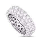 Four Row Diamond Eternity Ring - Shyne Jewelers 135-00068 White Gold Shyne Jewelers
