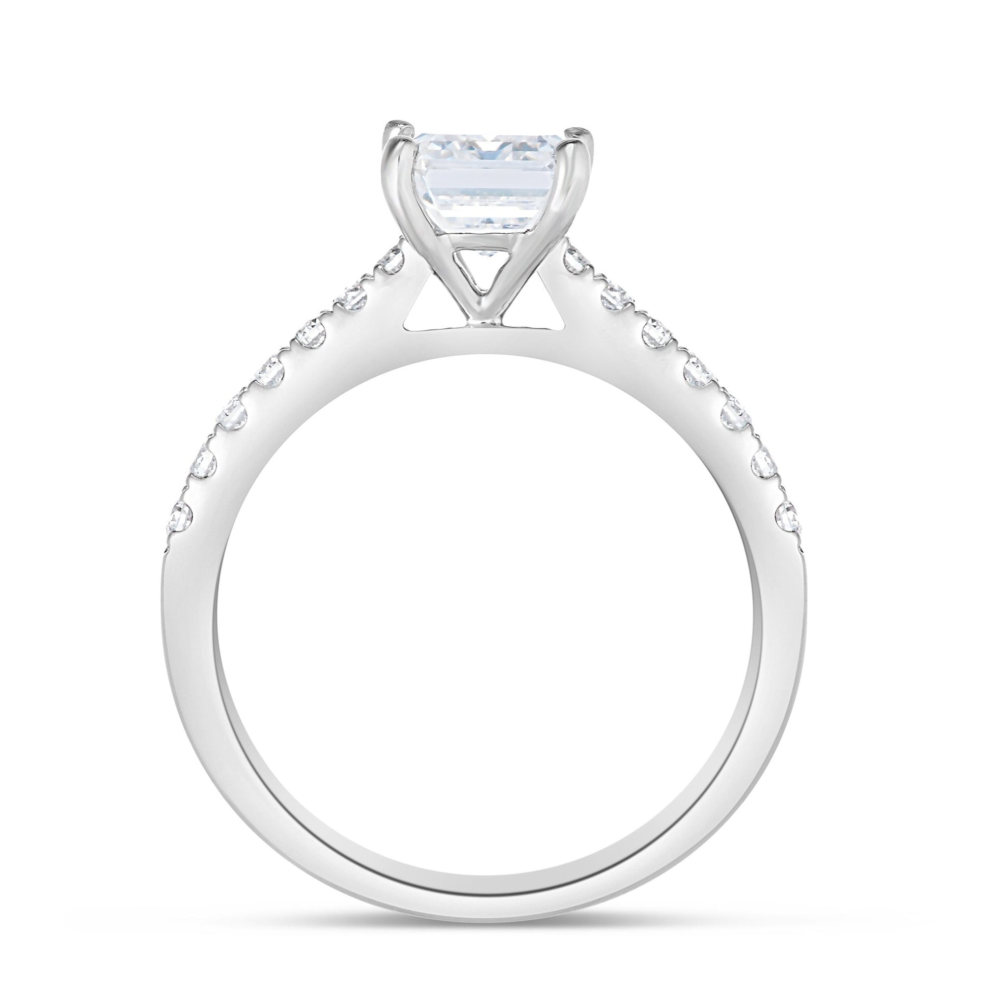 GIA Certified Emerald Engagement Ring - Shyne Jewelers 4 Shyne Jewelers
