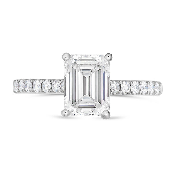GIA Certified Emerald Engagement Ring - Shyne Jewelers 4 Shyne Jewelers