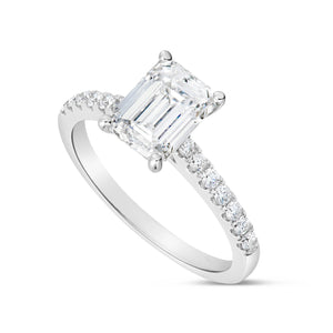 GIA Certified Emerald Engagement Ring - Shyne Jewelers 4 Shyne Jewelers