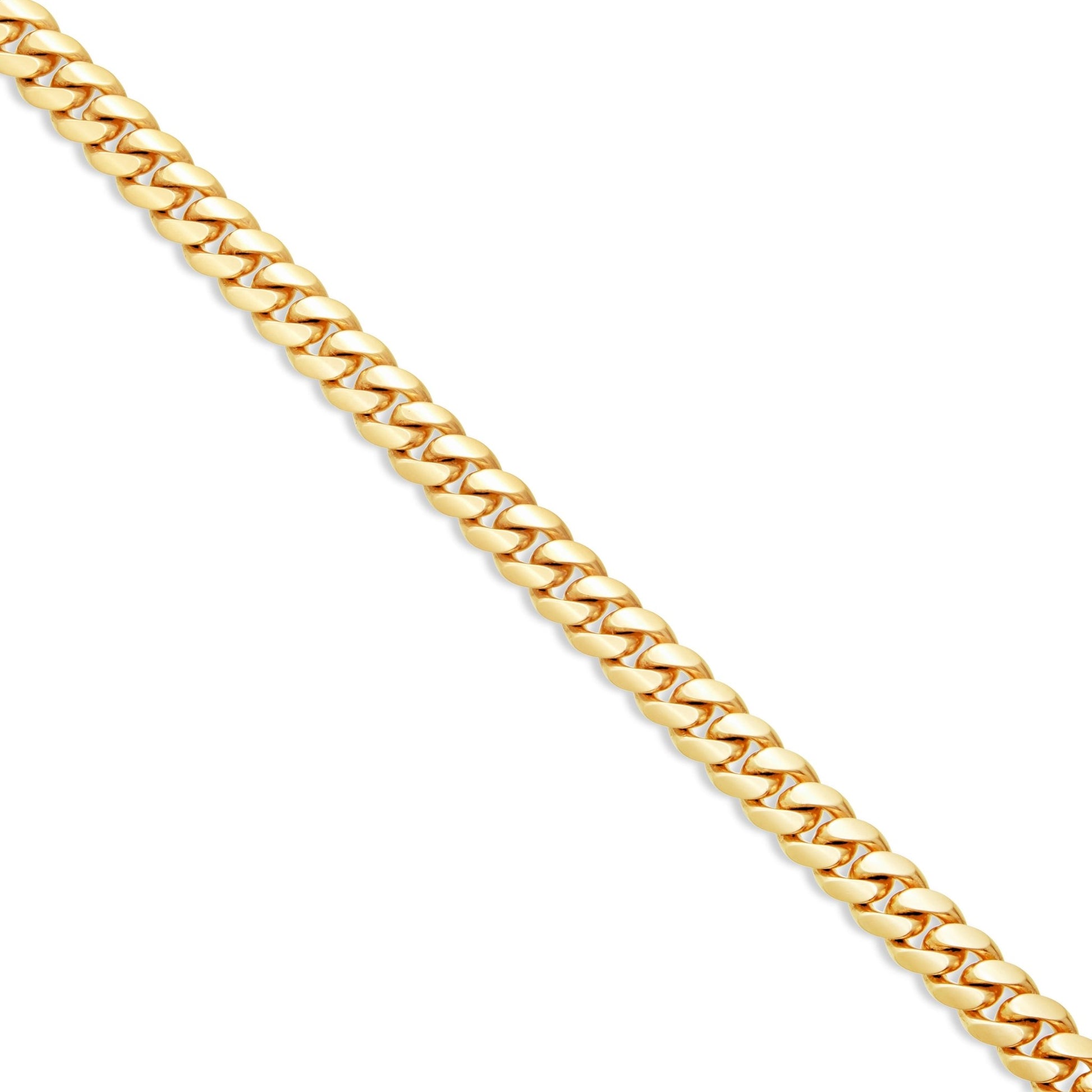 Gold Cuban Chain, 13 mm - Shyne Jewelers Yellow Gold 16" 10KT Shyne Jewelers