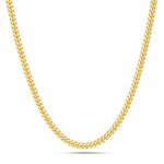 Gold Cuban Chain, 3.5mm - Shyne Jewelers 10KT Yellow Gold 18