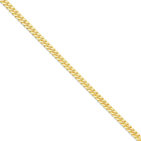 Gold Cuban Chain, 3mm - Shyne Jewelers 10KT Yellow Gold 16" Shyne Jewelers