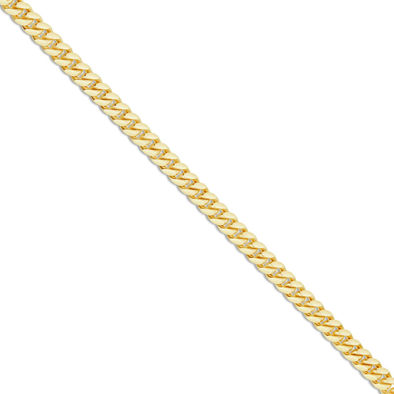 Gold Cuban Chain, 4mm - Shyne Jewelers 10KT Yellow Gold 16" Shyne Jewelers