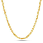 Gold Cuban Chain, 4mm - Shyne Jewelers 10KT Yellow Gold 16