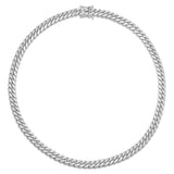 Gold Cuban Chain, 5mm - Shyne Jewelers 10KT White Gold 18" Shyne Jewelers