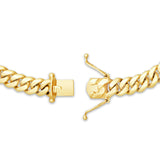 Gold Cuban Chain, 6mm - Shyne Jewelers 10KT Yellow Gold 16" Shyne Jewelers