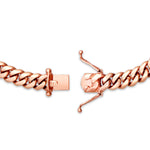 Gold Cuban Chain, 9.5 mm - Shyne Jewelers Rose Gold Shyne Jewelers