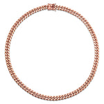 Gold Cuban Chain, 9.5 mm - Shyne Jewelers Rose Gold Shyne Jewelers