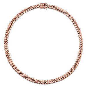 Gold Cuban Chain, 9.5 mm - Shyne Jewelers Rose Gold Shyne Jewelers