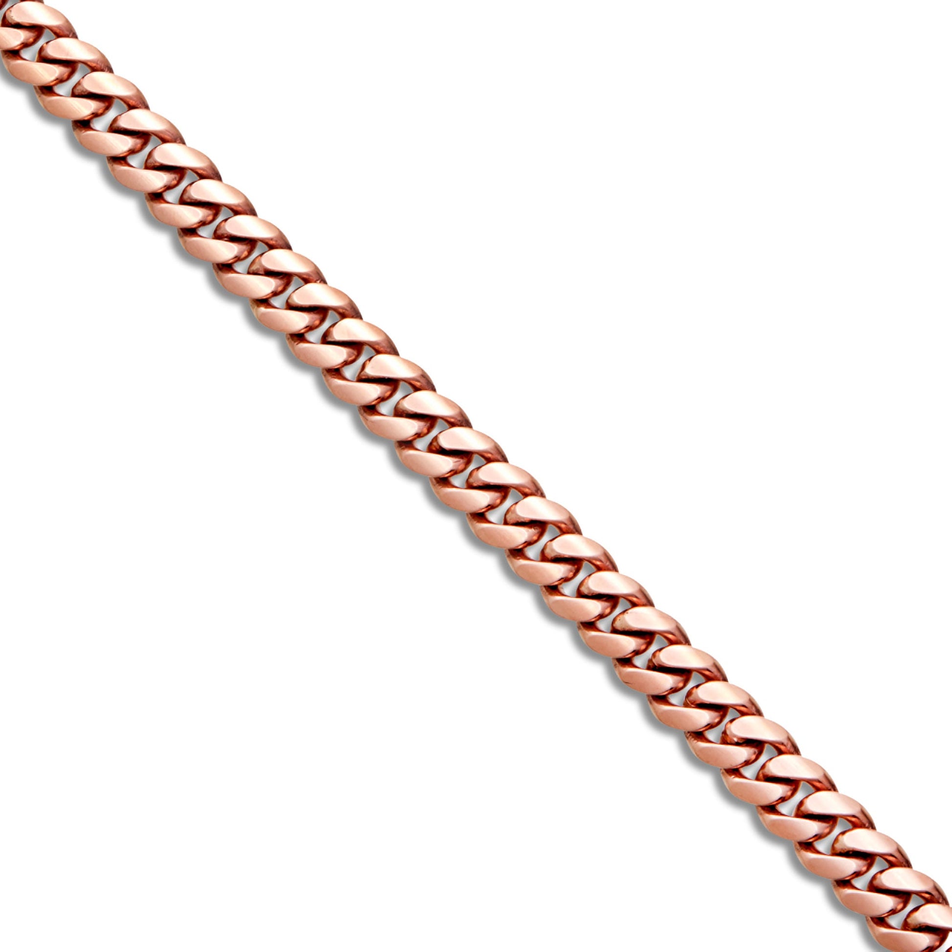 Gold Cuban Chain, 9.5 mm - Shyne Jewelers Rose Gold Shyne Jewelers