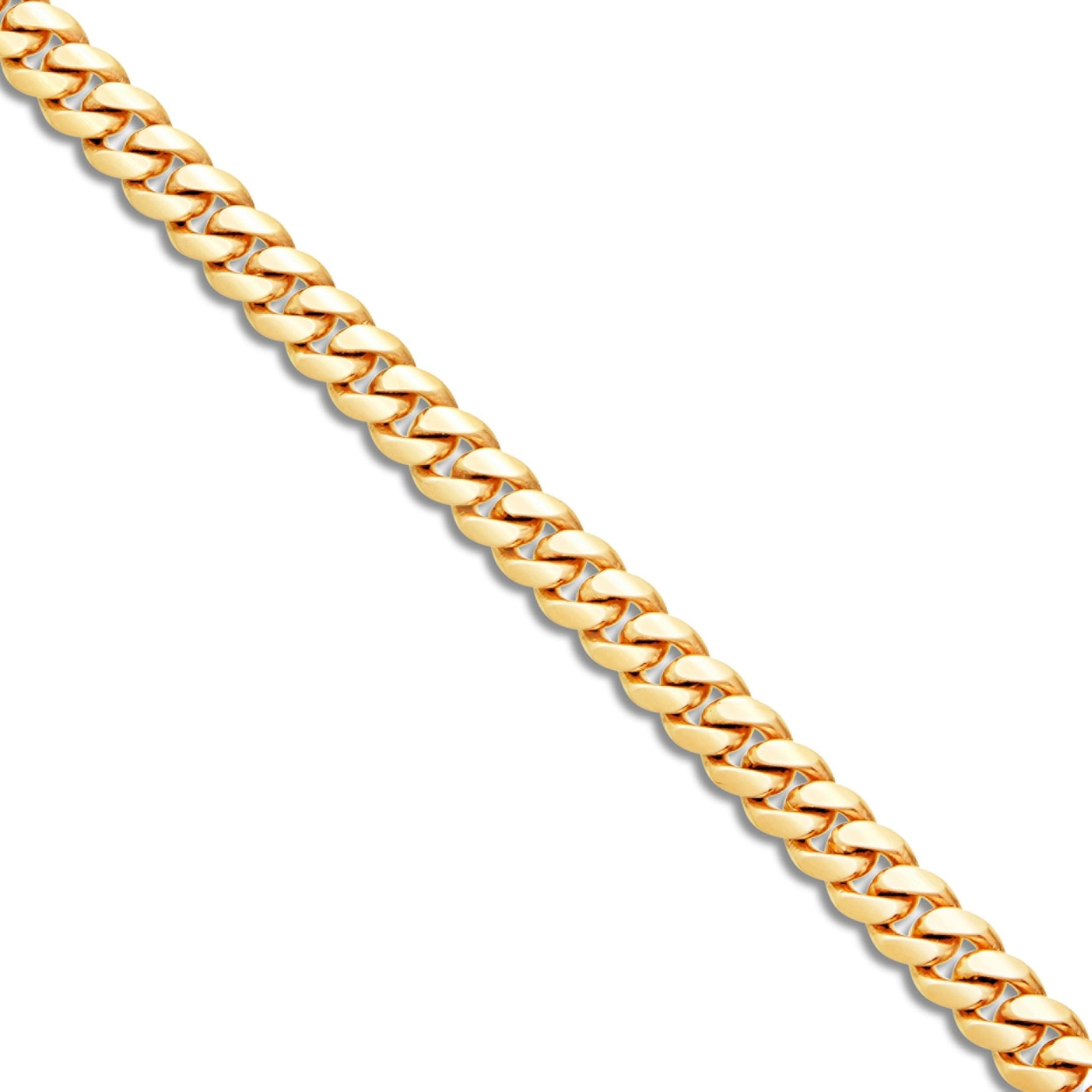 Gold Cuban Chain, 9.5 mm - Shyne Jewelers Yellow Gold Shyne Jewelers