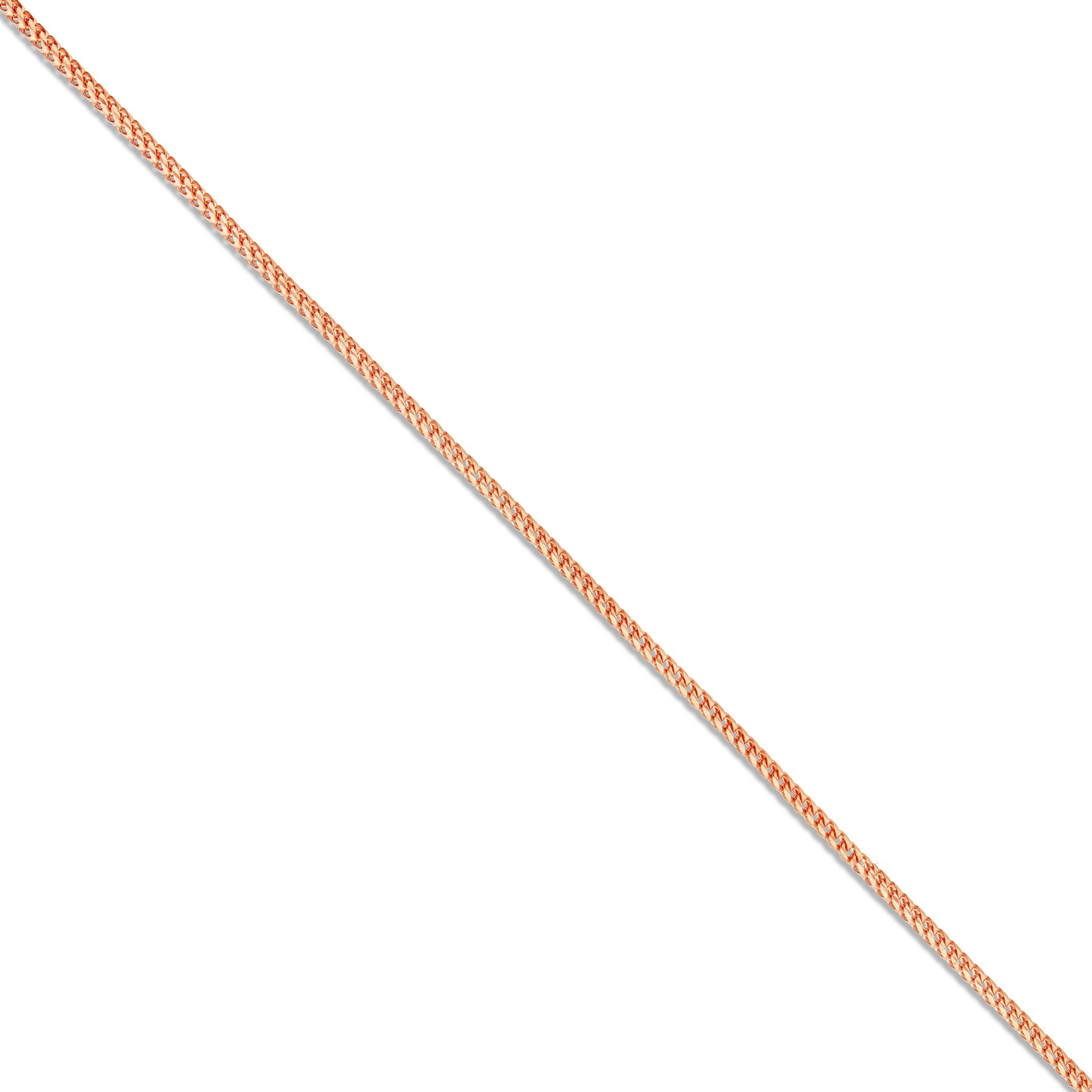 14K Solid Gold 1.25 mm Franco Chain