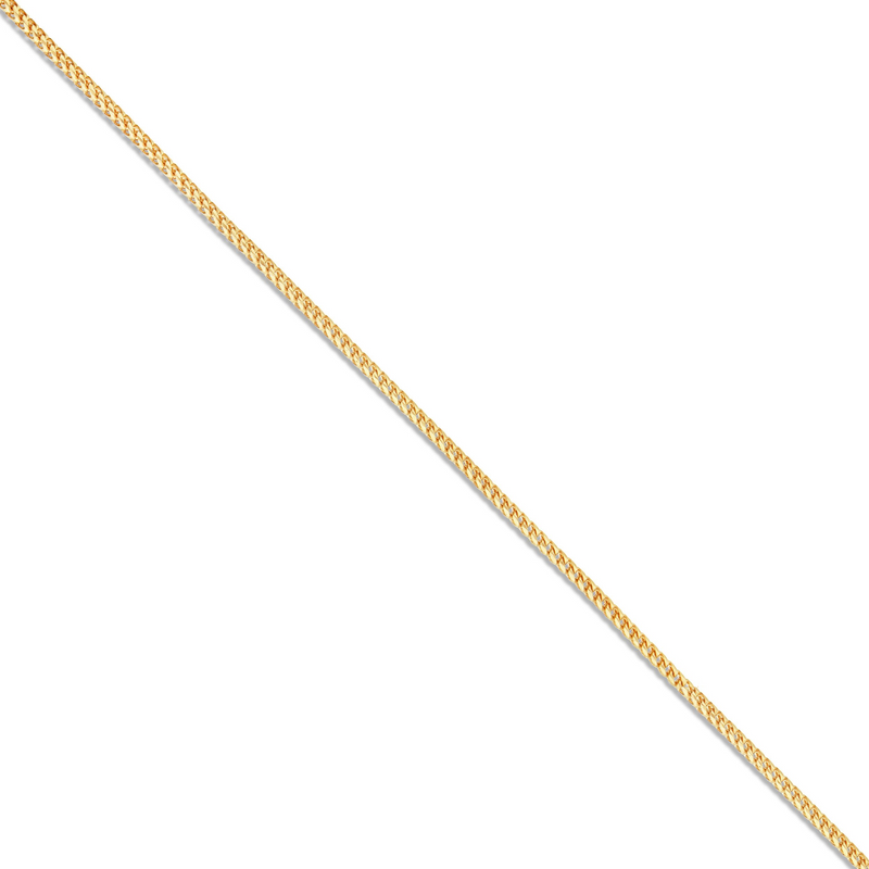 14K Solid Gold 1.25 mm Franco Chain