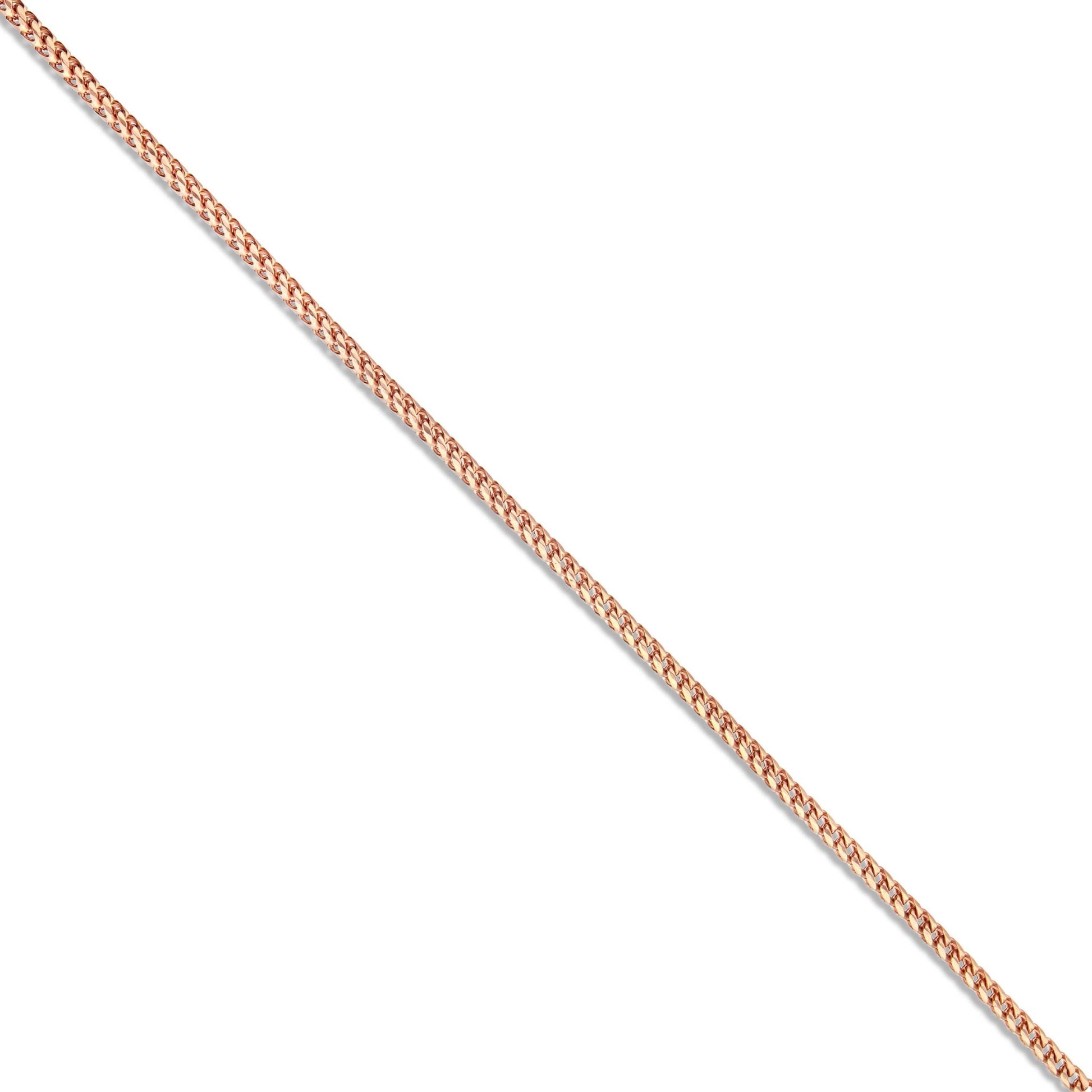 Gold Franco Chain, 2 mm - Shyne Jewelers 10K Rose Gold 16 Shyne Jewelers