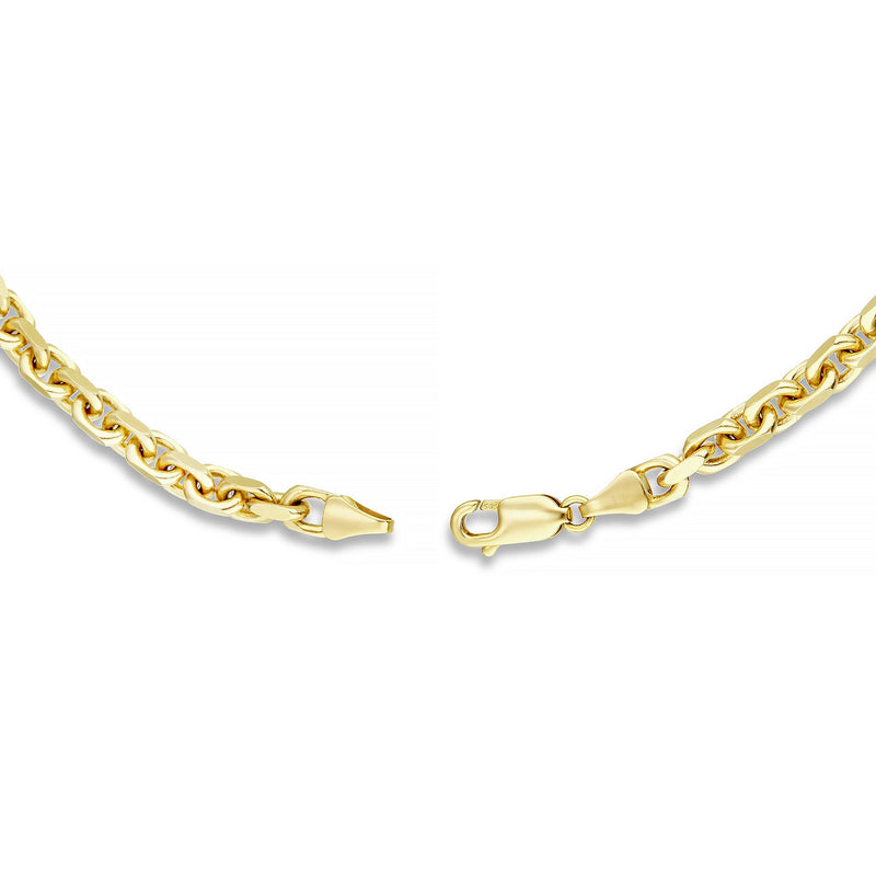 Gold Hermes Link Chain, 4.5 mm - Shyne Jewelers Yellow Gold Shyne Jewelers