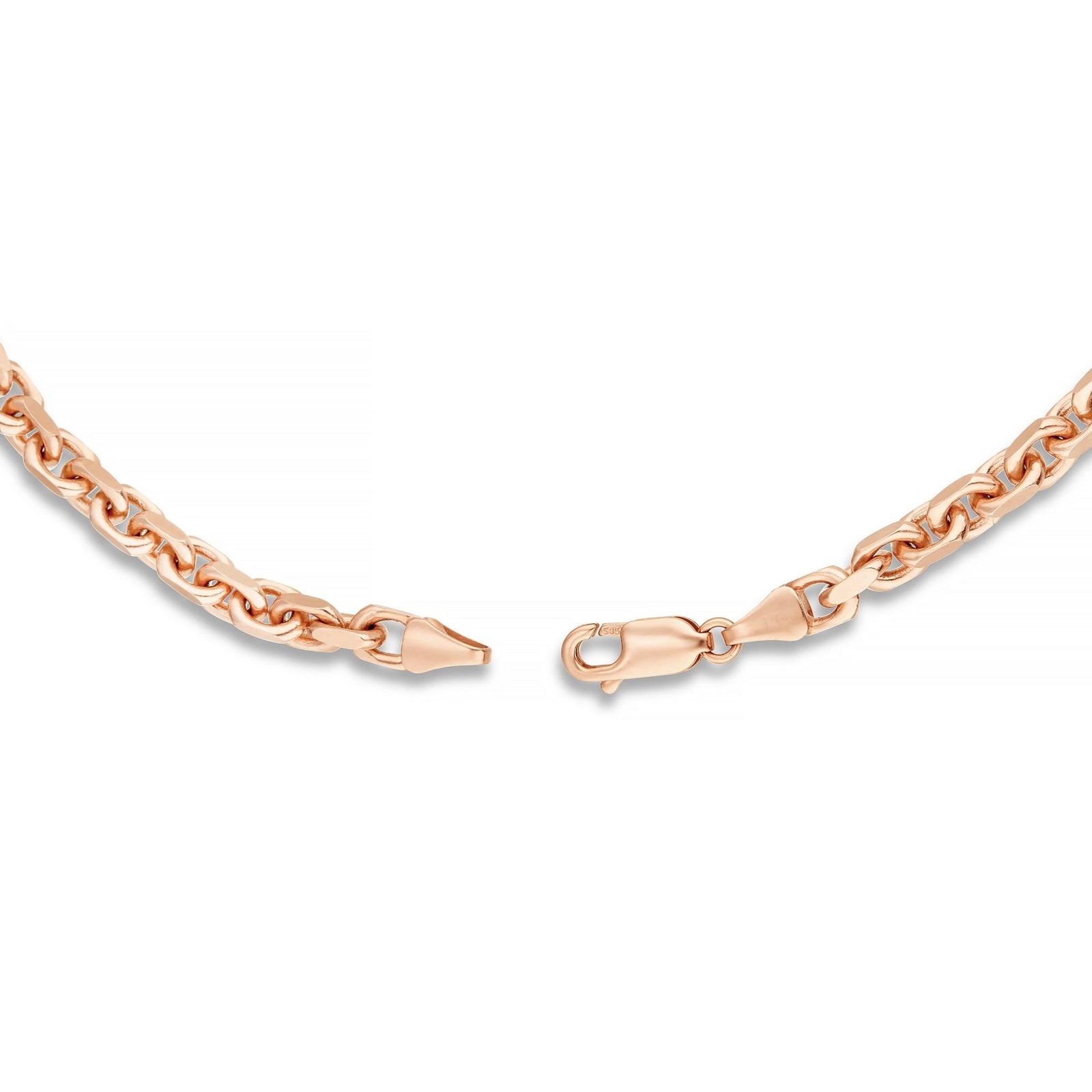 14K Solid Gold Hermes Link Chain, 4.5 mm – SHYNE JEWELERS