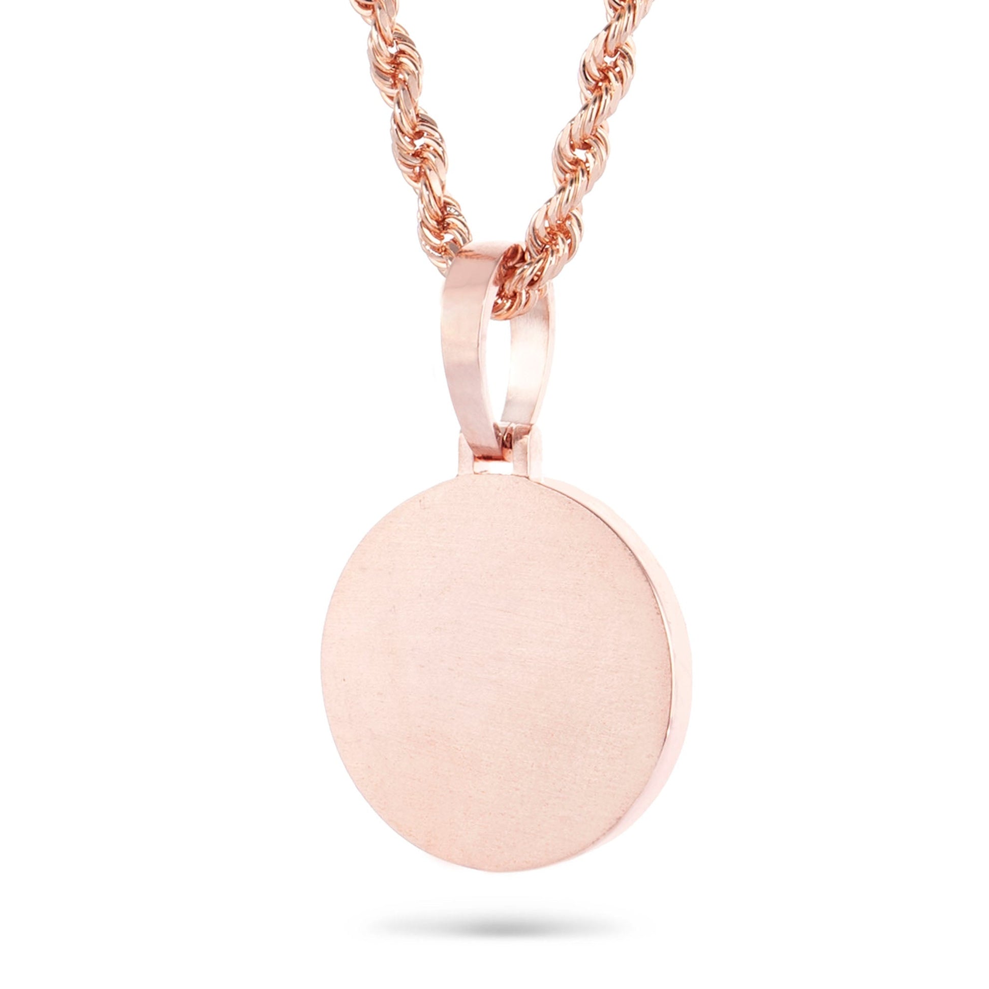 Gold Picture Pendant, 1 Inch - Shyne Jewelers 160-00052 Rose Gold Shyne Jewelers