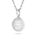 Gold Picture Pendant, 1 Inch - Shyne Jewelers 160-00052 White Gold Shyne Jewelers
