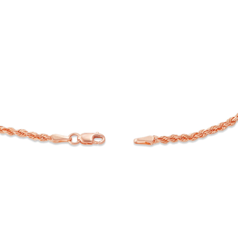 Gold Rope Chain, 2 mm - Shyne Jewelers 10K 16 " Rose Gold Shyne Jewelers