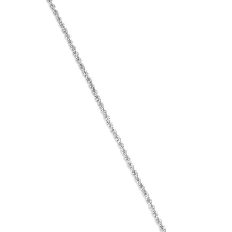 Gold Rope Chain, 2 mm - Shyne Jewelers 10K 16 " White Gold Shyne Jewelers