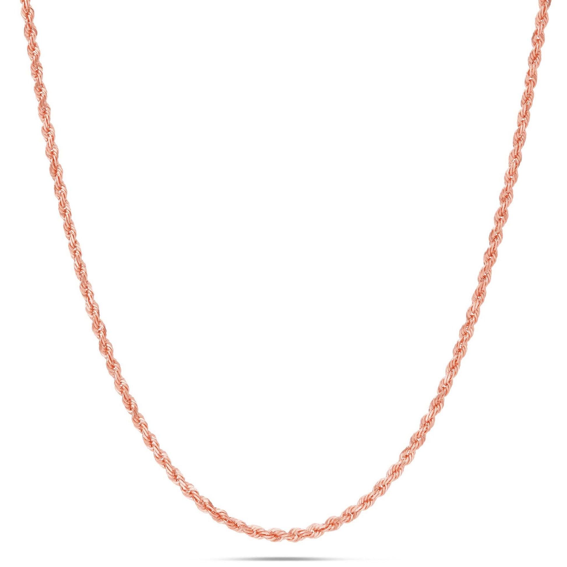 Gold Rope Chain, 2.5 mm - Shyne Jewelers 430-00142 10K 16" Rose Gold Shyne Jewelers