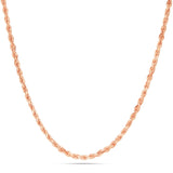 Gold Rope Chain, 4 mm - Shyne Jewelers Rose Gold 10KT 16 Shyne Jewelers